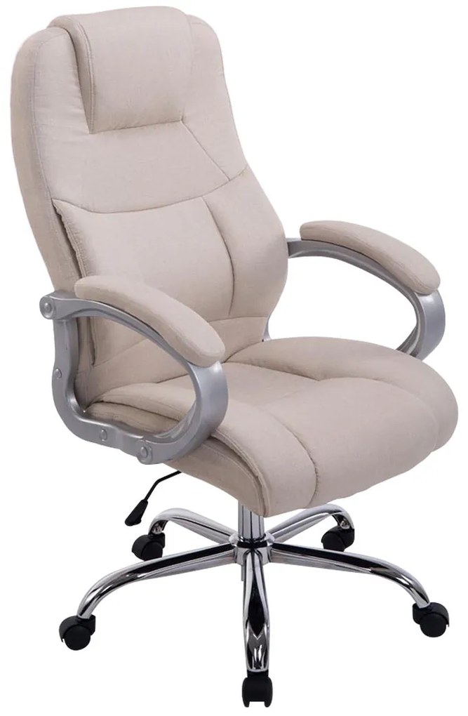 Kancelárska XXL stolička Apol látka - Krémová