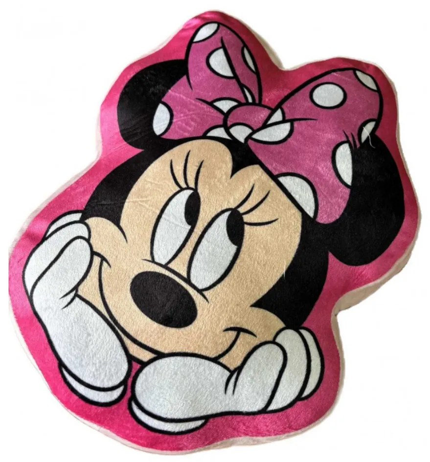 3D mikroplyšový detský vankúšik Minnie Setino Tiahome