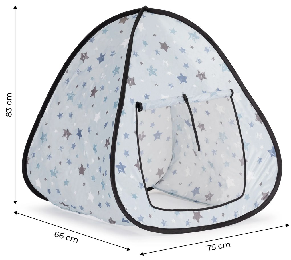 WELLHOX Detský stan so vzorom hviezdičiek 75x6x83 cm T24962