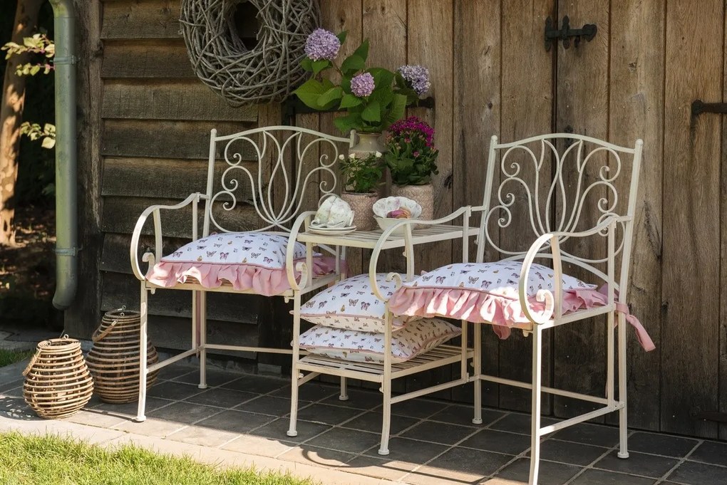 Bavlnený okrúhly obrus s motýlikmi Butterfly Paradise - Ø 170 cm