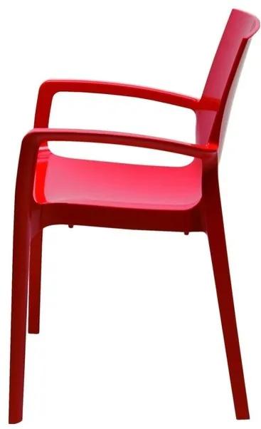 Sconto Jedálenská stolička CREAM červená