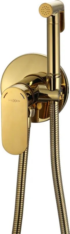 Mexen Milo bidetová podomietková batéria v bodovej sade, Zlatá - 7599350-50