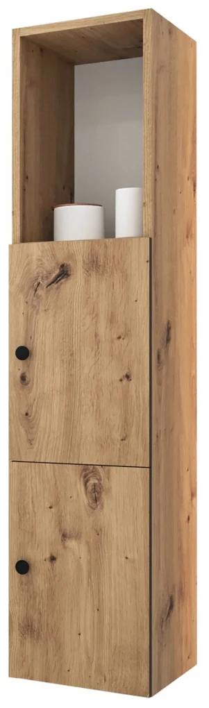 Kúpeľňová skrinka 135 cm Carman (dub artisan). Vlastná spoľahlivá doprava až k Vám domov. 1042142