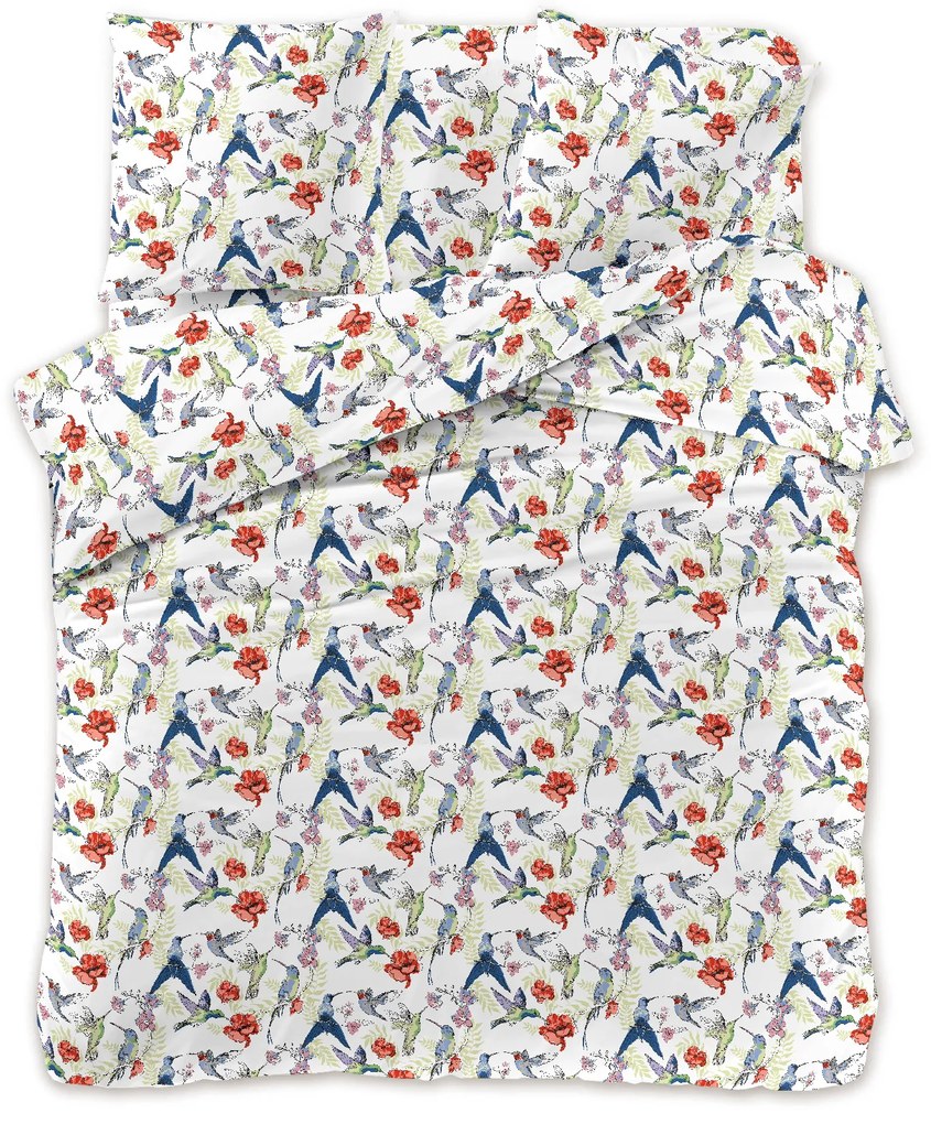 Obliečky z mikrovlákna TROCHILA biele Rozmer obliečky: 70 x 80 cm | 140 x 200 cm