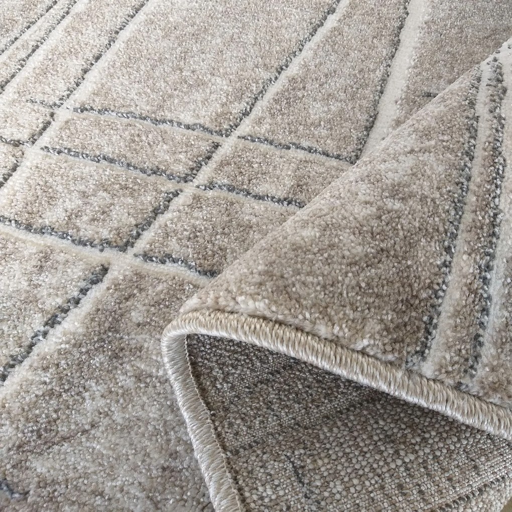 DY Koberec ENIGMA 05 BEIGE Rozmer: 160x220 cm
