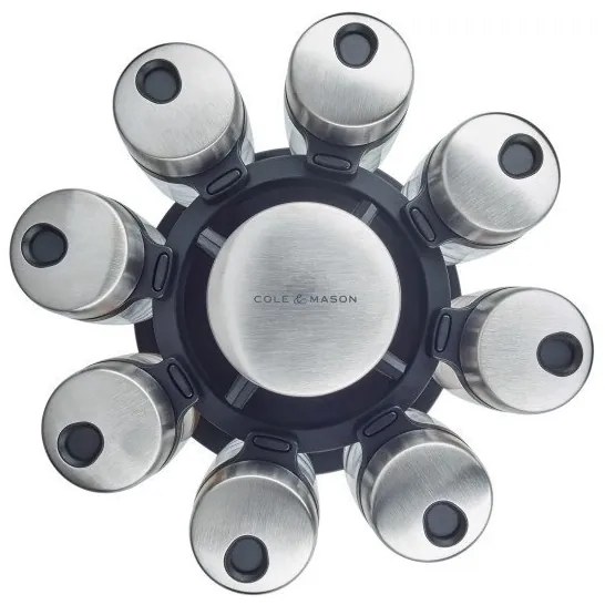 Cole&Mason - Otočný stojan s koreničkami MASTER 9 ks