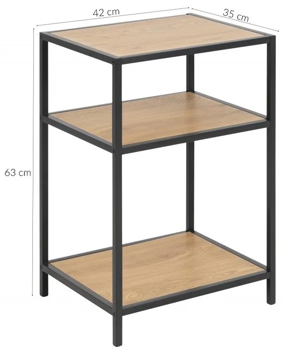 Nočný stolík Rena I dub přírodní