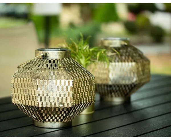 LED Solárne svietidlo LAURA 1xE27/1,2V 300 mAh IP44