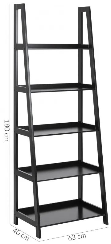 Regál Wally čierny