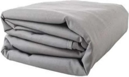 Tieniaca plachta štvorec 5x5m 10188 sivá 200g/m