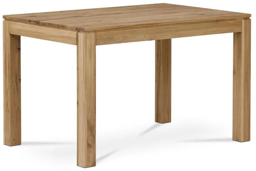 Autronic -  Jedálenský stôl DS-D120 OAK 120x80x75 cm, masív dub