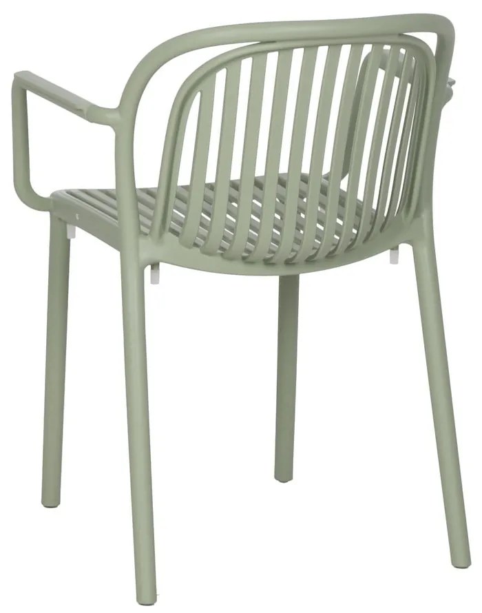 Zelená plastová jedálenská stolička Alia – Ixia