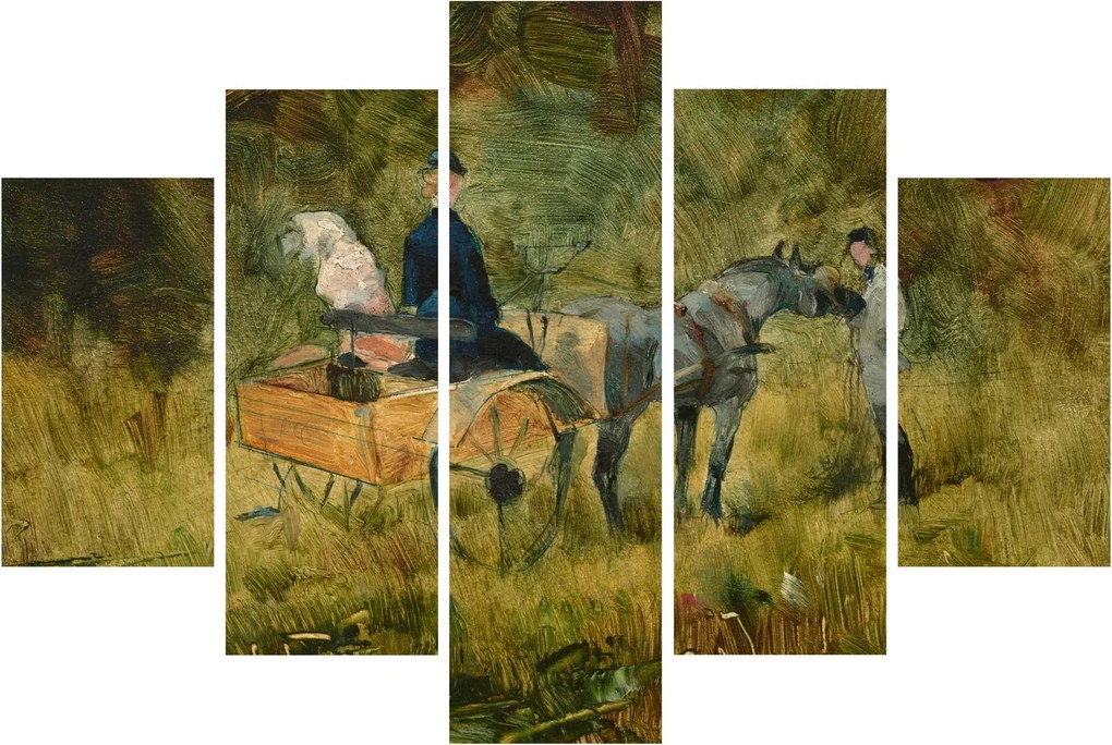 Obraz - Henri de Toulouse-Lautrec, The Trap, reprodukcia (150x105 cm)