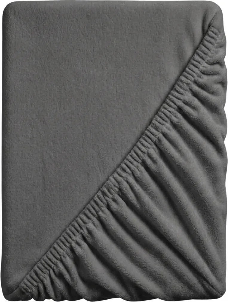 Plachta mikroplyš SOFT 90x200 cm tmavosivá