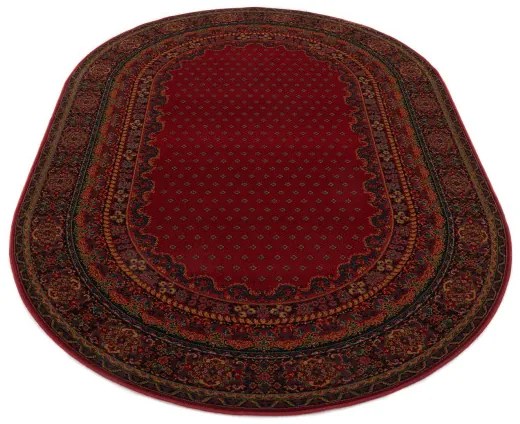 Koberec Dywilan Polonia Baron burgundský 2 ovál