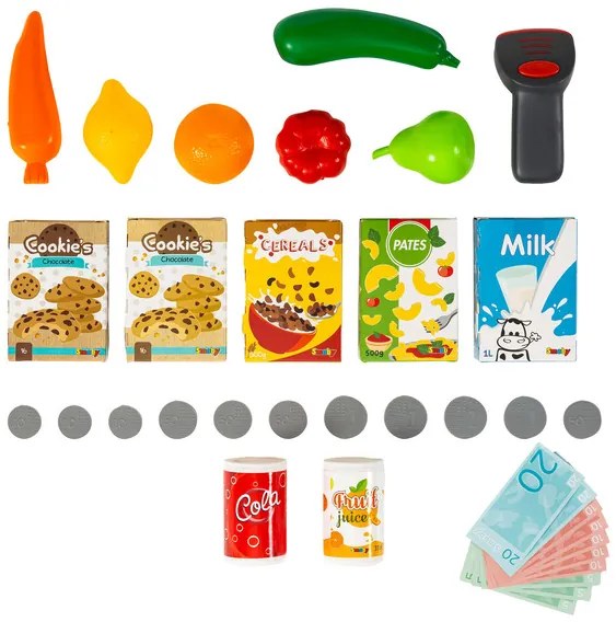 Smoby Detský supermarket s nákupným vozíkom  (100367815)