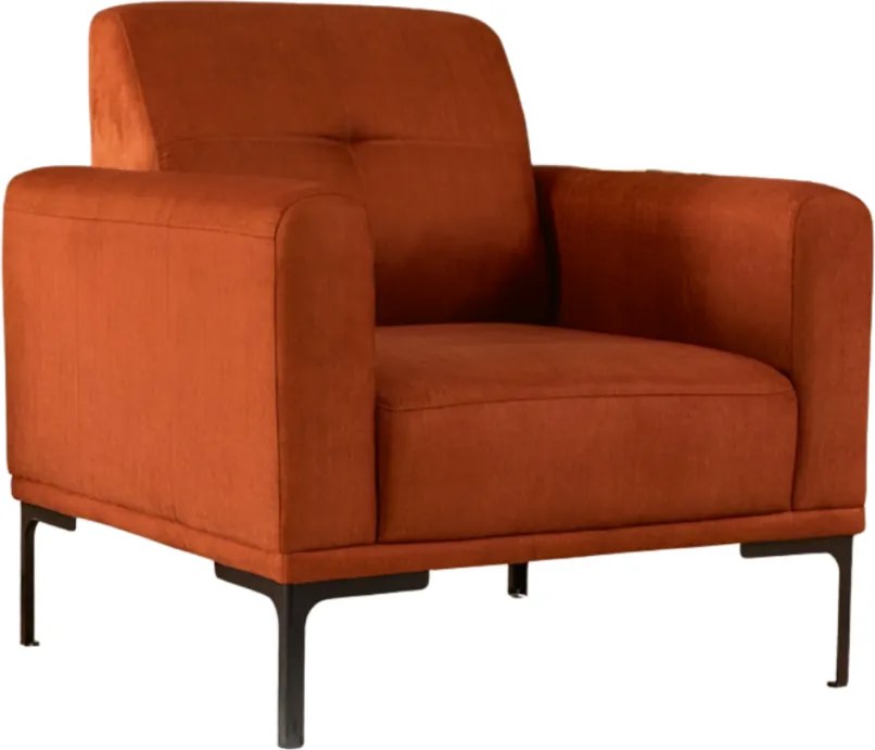 Křeslo Mustang oranžové