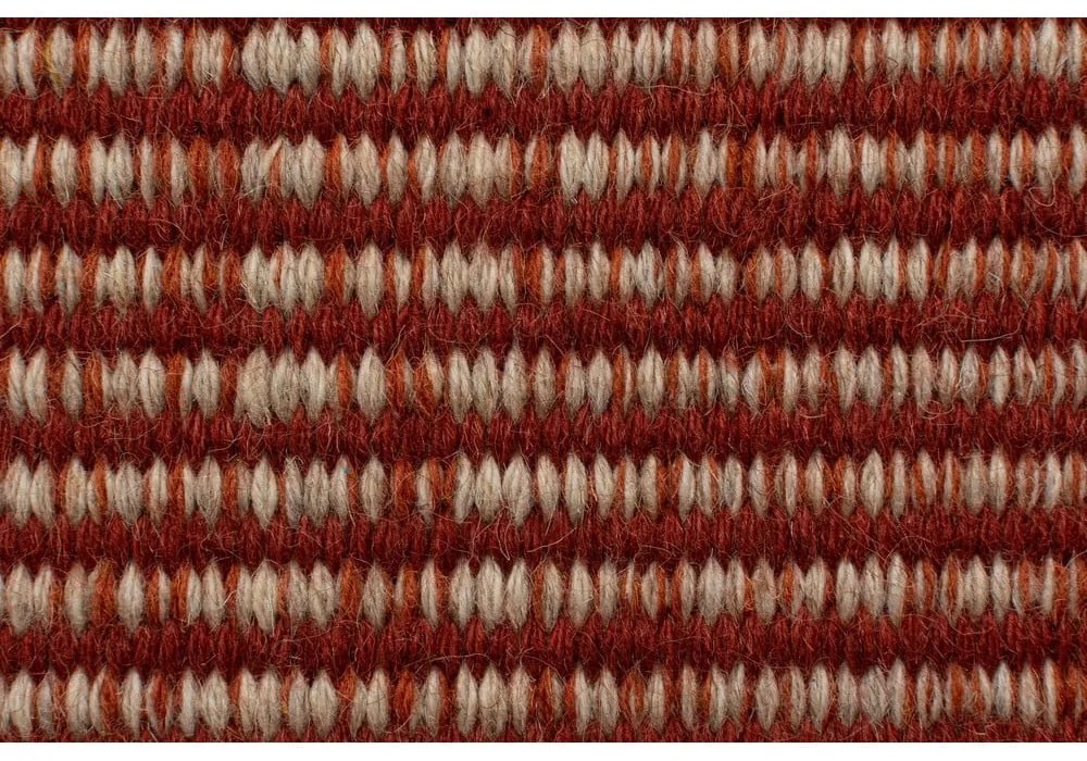 Oranžový vlnený behúň Flair Rugs Anu, 60 x 200 cm