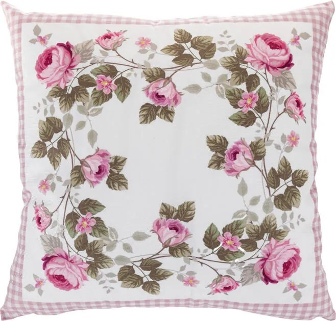 Sada 2 ks obliečok na vankúšiky PNÚCA RUŽA 40 x 40 cm