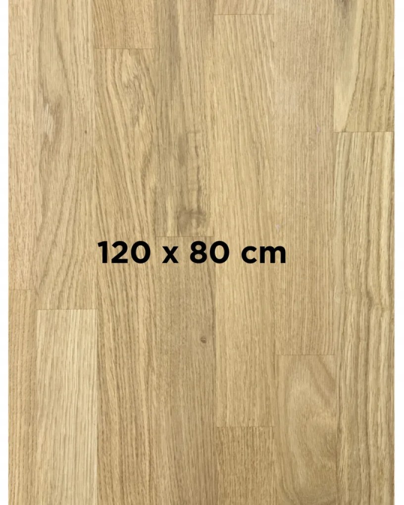 DUBLINO OAK CINK 25 MM - MASÍVNA STOLOVÁ DOSKA 120 x 80 cm
