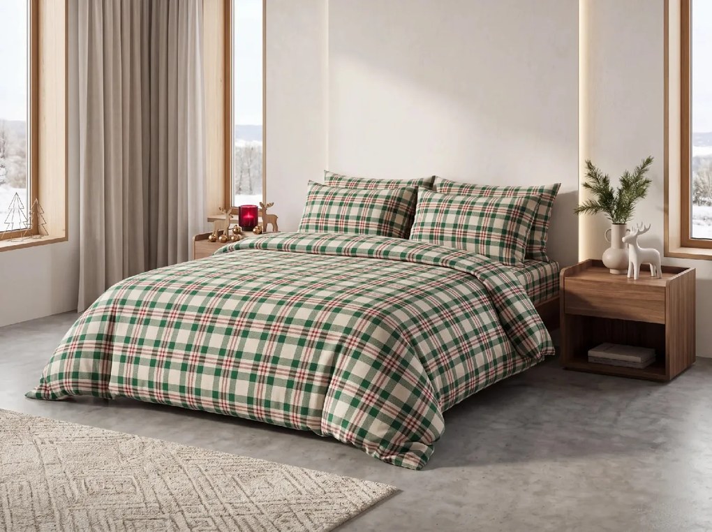 Bavlnené obliečky WINTER PLAID farebné Rozmer obliečky: 70 x 90 cm | 140 x 220 cm