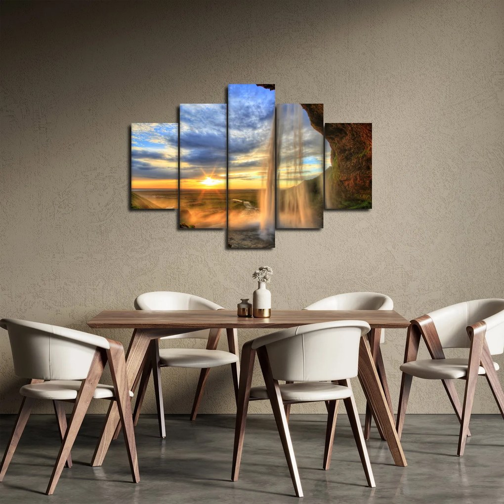 Obraz - Vodopád (150x105 cm)