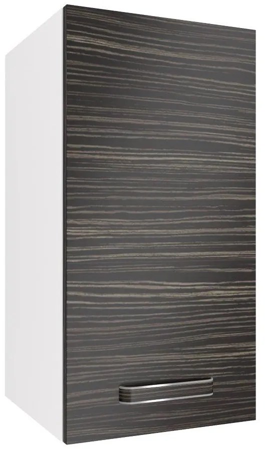 Kuchynská skrinka Belini horná 30 cm eben kráľovský TOR SG30/1/WT/HK/0/F