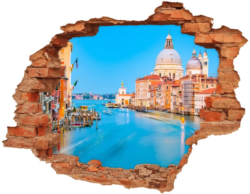 Diera 3D v stene nálepka Venice italy nd-c-114992192