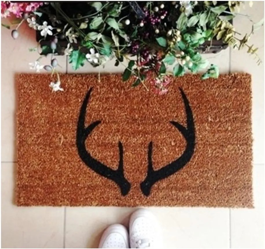 Rohožka Doormat Deer Horns, 70 × 40 cm