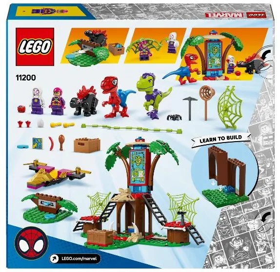 Lego® Spidey und Super-Freunde 11200 Spidey, Gobby a bitka raptorov v základni na strome (100396885)