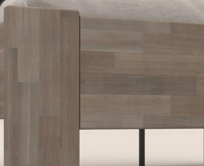 Posteľ Isolda 180x200 cm, šedý buk