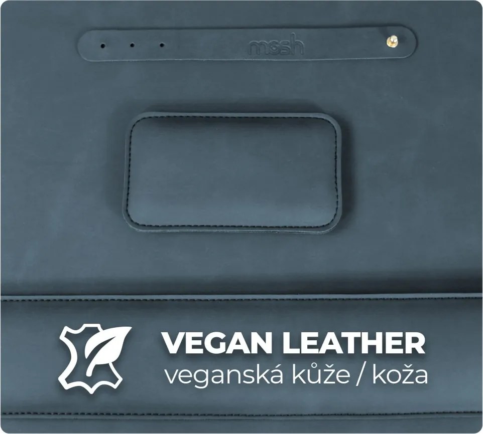 Podložka na stôl 80 × 40 cm s opierkami zápästia – 3-dielna sada - tmavomodrá