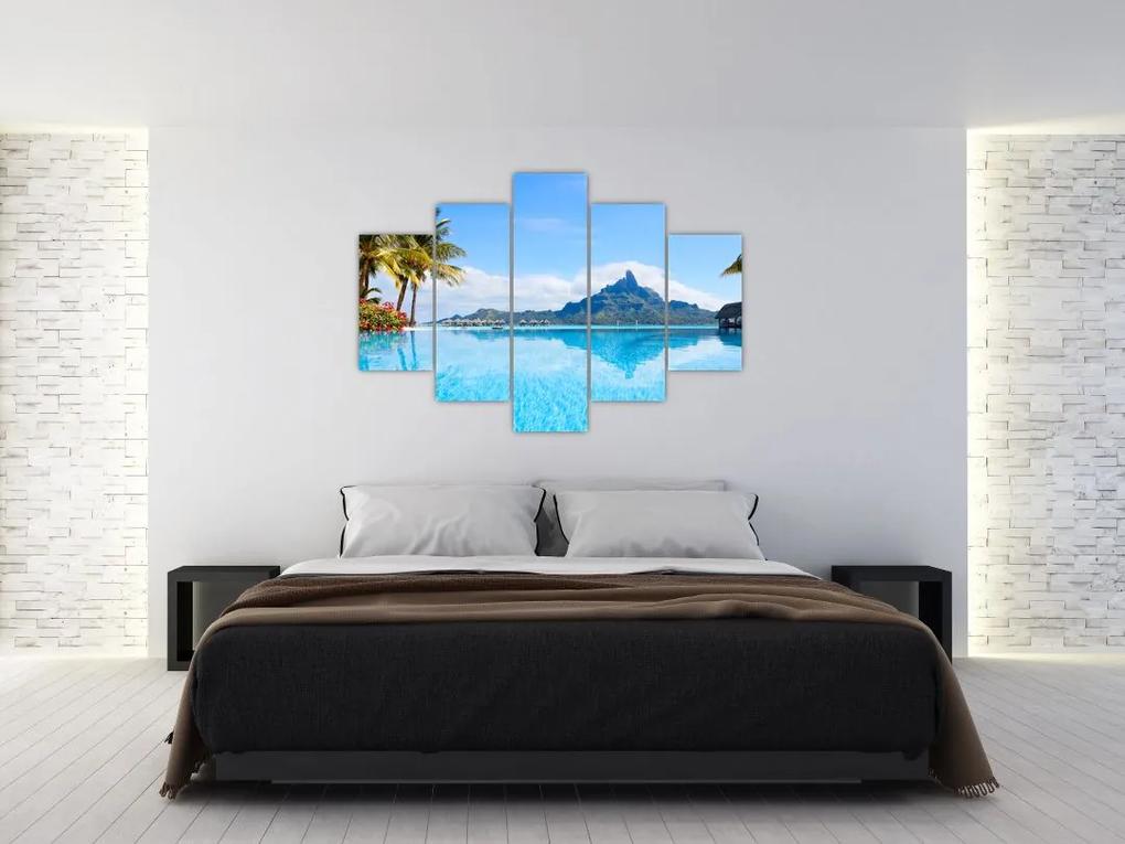 Obraz - Bora-Bora, Francúzska Polynézia (150x105 cm)