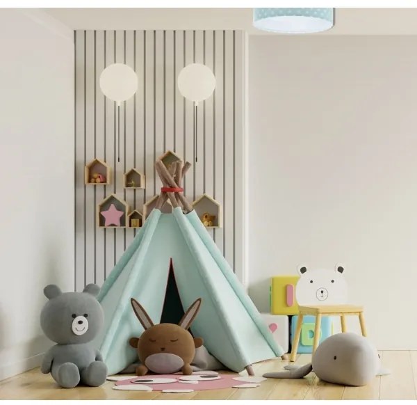 LED Stropné svietidlo GALAXY KIDS LED/24W/230V hviezdičky zelená/biela