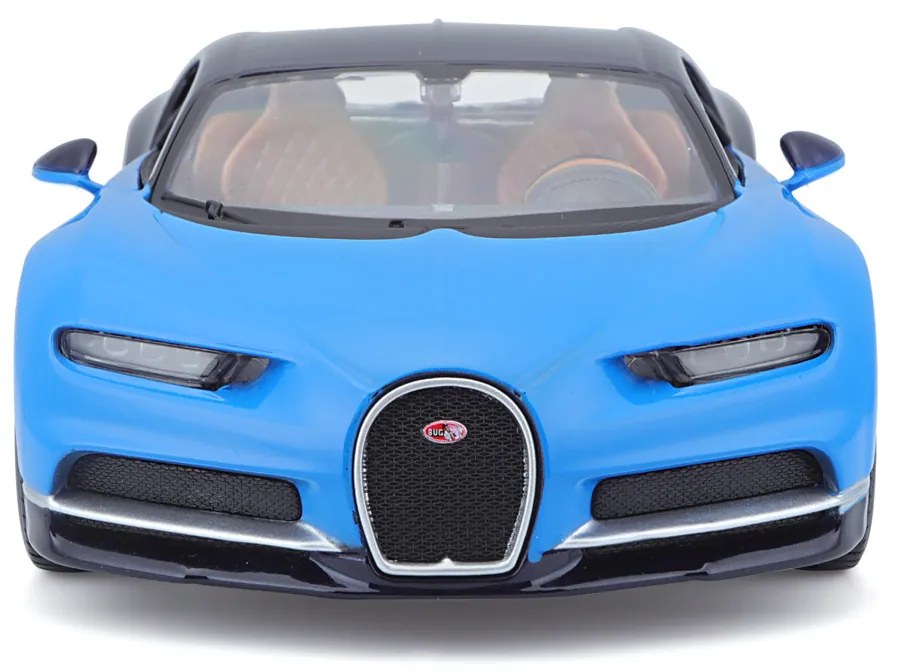 Maisto – Stavebnica – Bugatti Chiron, modrá, 1:24