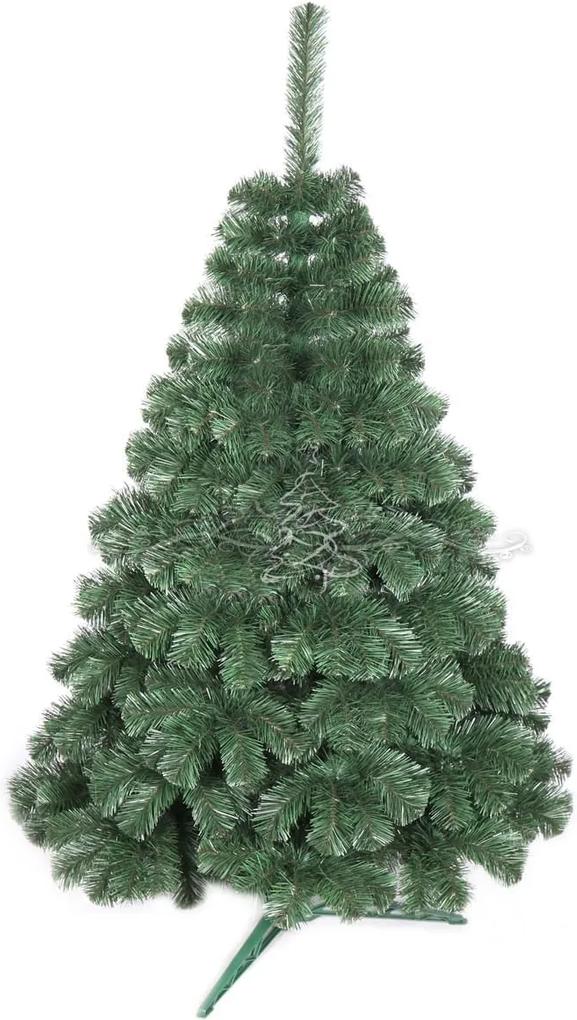 Umelý vianočný stromček - Borovica Silver hustá 180 cm