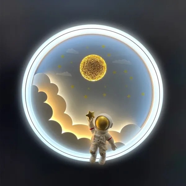 Brilagi - LED stmievateľné detské stropné svietidlo LED/42W/230V 3000/5700K astronaut