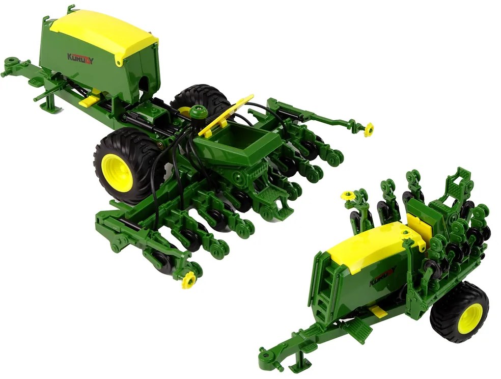 Lean Toys Modrý traktor na diaľkové ovládanie 1:24 – s Lisom