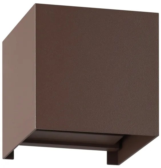 Eglo 901066 - LED Vonkajšie nástenné svietidlo CALPINO 2xLED/2,8W/230V IP54 hnedá