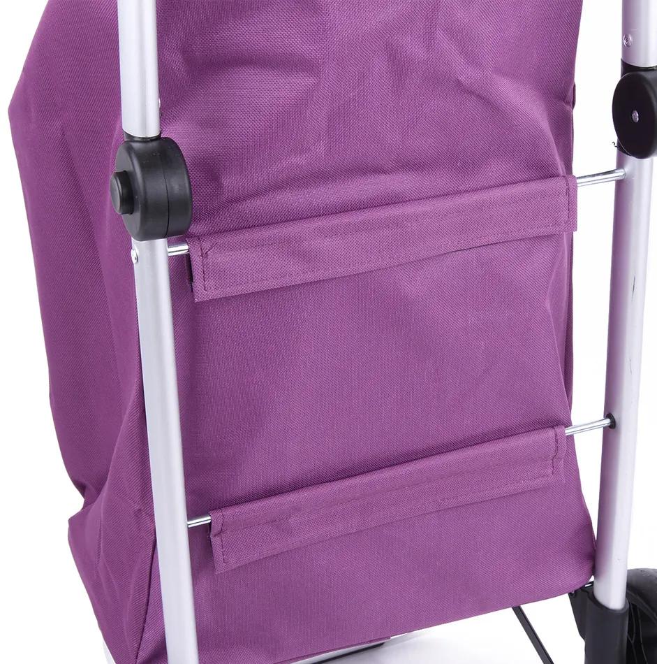 Nákupná taška na kolieskach Malaga, fialová