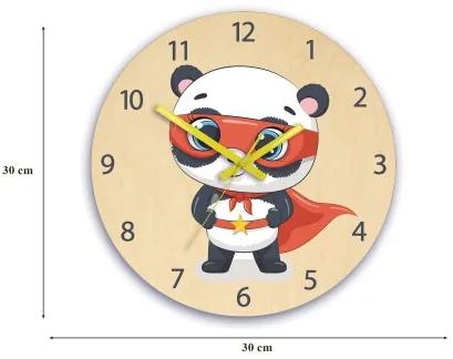 Sammer Pekné detské hodiny s motívom Super Pandy panda_bohater