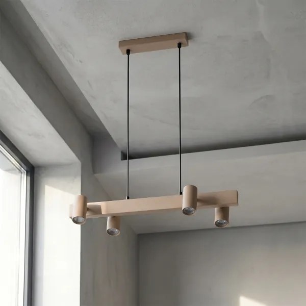 Brilagi - Luster na lanku SELE 4xGU10/30W/230V béžový