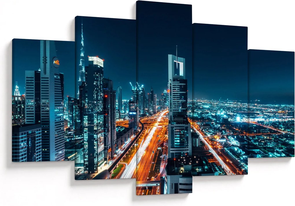 Obraz - Dubajská noc (150x105 cm)