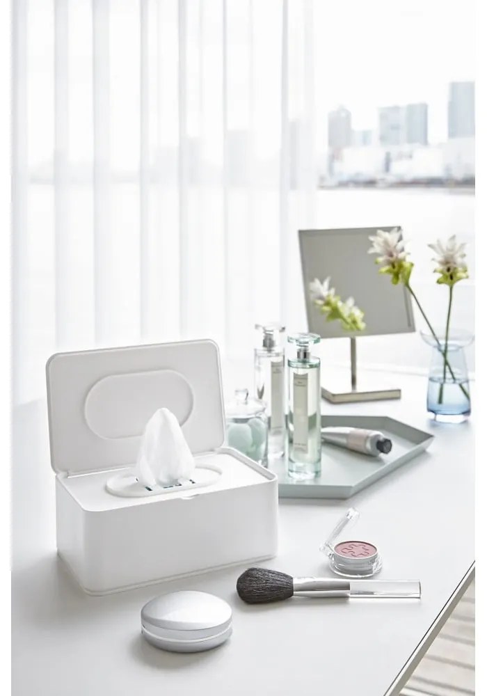 Biela škatuľka na vlhčené obrúsky YAMAZAKI Smart