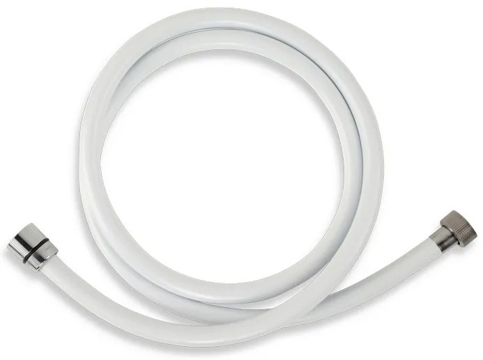 Novaservis - sprchová hadica plastová 150 cm biela, PVC/150,11