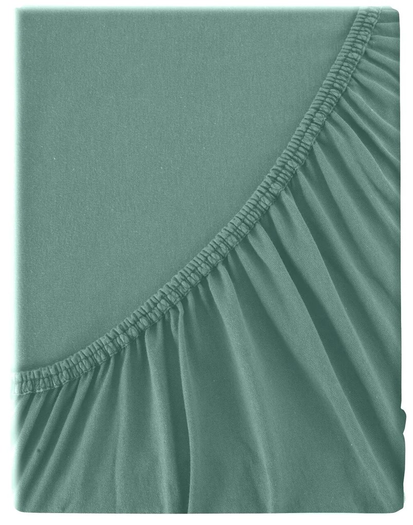 BAVLNENÉ PRESTIERADLO S GUMOU ADELA 220X200X25 CM MÄTOVÁ