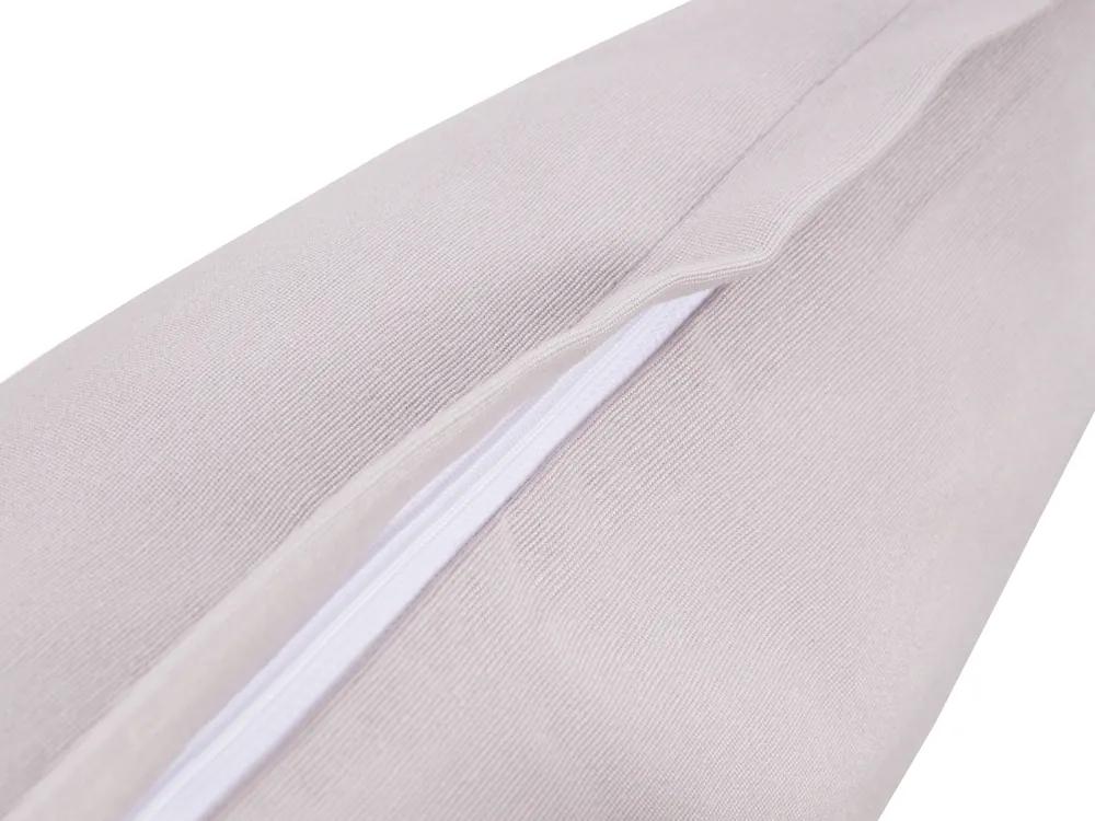 Biante Damašková obliečka na vankúš Atlas Grádl biele pásiky 22 mm DM-008 30 x 50 cm