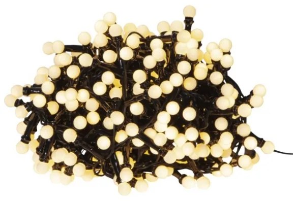 Eglo -LED Vonkajšia vianočná reťaz BERRY MINI 300xLED/8 funkcií 11m IP44 teplá biela