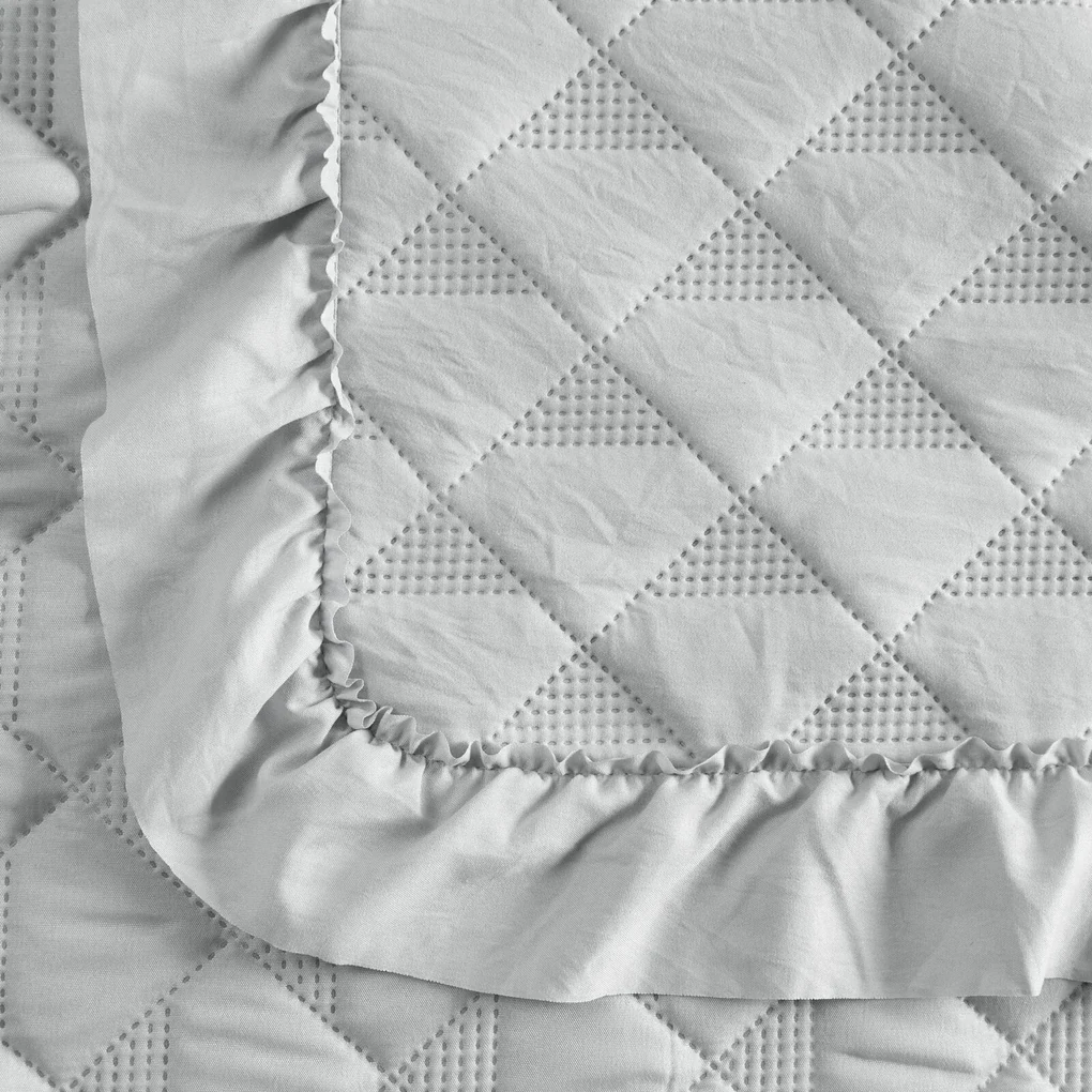 PREHOZ NA POSTEĽ VANESA 170X210 CM STRIEBORNÝ