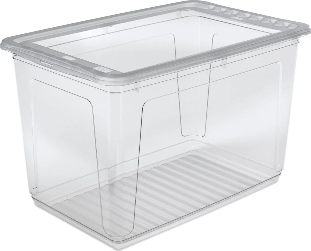 Keeeper Úložný box s vekom BEA Clearbox 52L, 59 x 39 x 35 cm